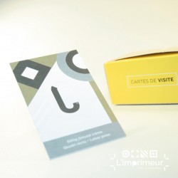 Carte de visite Letter Press